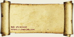 Velislava Terzić vizit kartica